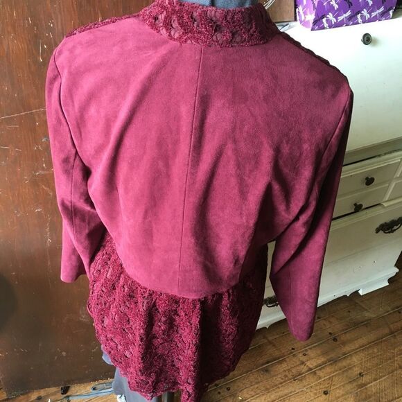 Chico’s 2 lace embellished regency romantic riding jacket - Picture 2 of 3